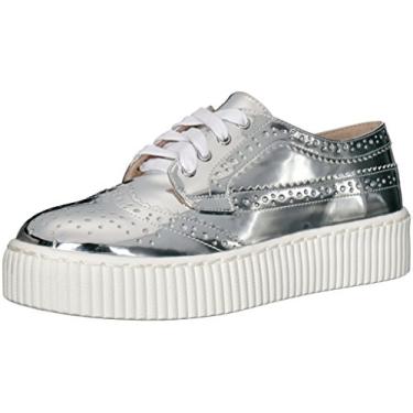 Imagem de Shellys London Oxford Feminino Dilys, Prata, 38 EU/7.5 M US
