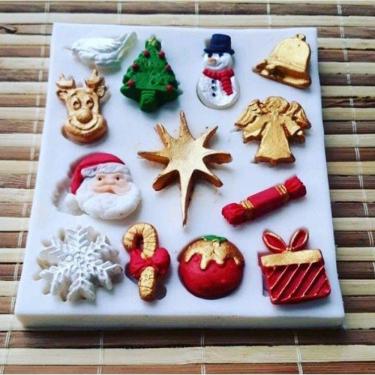 Imagem de Molde De Silicone Natal, Resina, Confeitaria, Biscuit Molds Planet