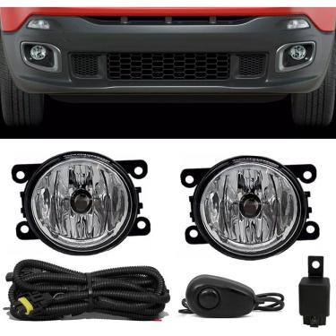 Imagem de Kit Farol de Milha Neblina Jeep Renegade - Interruptor Alternativo