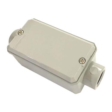 Imagem de Condulete fixo 1/2" tipo "C" - com tampa / rosca NPT / com pintura eletrostática a pó Tramontina