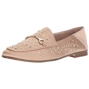 Imagem de NINE WEST Mocassim feminino de cetim Westoy, Cetim natural claro, 11