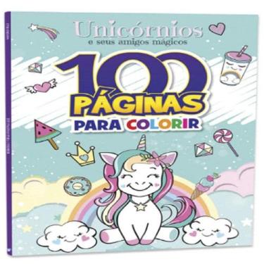 Imagem de 100 Paginas Para Colorir - Unicornio -