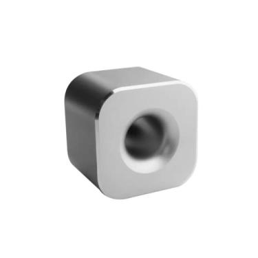 Imagem de Suporte de caneta de alumínio, mini suporte de caneta de ouro base de recipiente para caneta, escova de escova de dentes, organizador de armazenamento de mesa de cigarro eletrônico - perfeito para estudantes e escritório (Prata)