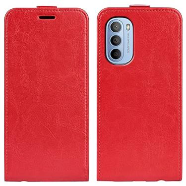 Imagem de YUNCHAO Caixa de telefone Para Motorola Moto G31 4G R64 TEXTURA Única capa de couro de couro vertical capa para celular