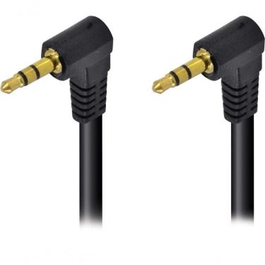 Imagem de Cabo De Audio P2 X P2 (3.5 Stereo) 1.5 Metros 2 Conectores D