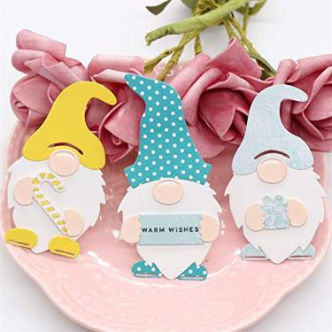 Imagem de KSCRAFT Doutor Gnomo Builder matrizes de corte de metal estênceis para DIY scrapbooking/álbum de fotos Gravação decorativa DIY Cartões de papel