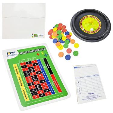 Imagem de Jogo Roleta Matemática Material Pedagógico Didático Escolar MMP