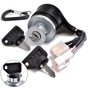 Imagem de HD Switch Interruptor de ignição de arranque LVA803436 AM879479 LVA803606 compatível com John Deere 2025R 2027R 2032R 2210 2305 2320 2520 2720 4010 4110 4115 com 2 chaves de proteção para guarda-chuva. P