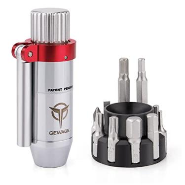 Imagem de Chave de Torque de Bicicleta com Alça T – Ajustável 3-10 Nm Inclui 2, 3, 4, 5, 6 e 8 mm Chaves Allen T25 T30 Torx – Chave de Torque Hexagonal de 1/4 de polegada para Reparo de Casa e Bicicletas