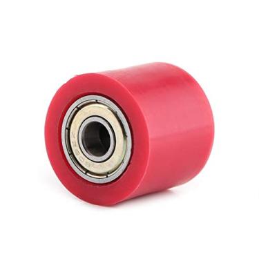 Imagem de Fydun Tensor deslizante de roldana de corrente guia de roda 8 mm/10 mm para bicicleta de rua motocicleta quadriciclo (vermelho-10 mm)