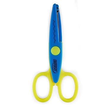 Imagem de Tesoura Escolar de Picotar Onda 13cm, BRW