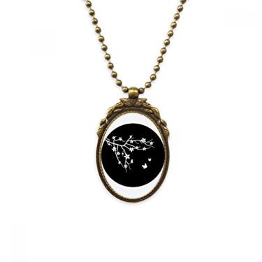 Imagem de DIYthinker Ramch Sakura Japão, Borboleta, colar antigo, colar vintage, pingente de contas