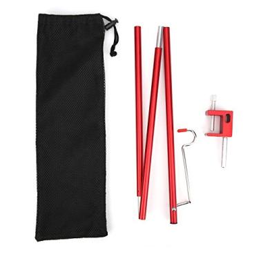 Imagem de Suporte para lanterna de mesa, gancho para lanterna espesso, liga de alumínio vem com bolsa de armazenamento, para acampamento e caminhada