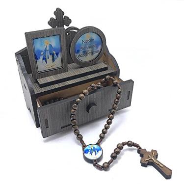 Imagem de Oratório Com Gaveta e Terço Nossa Senhora das Graças