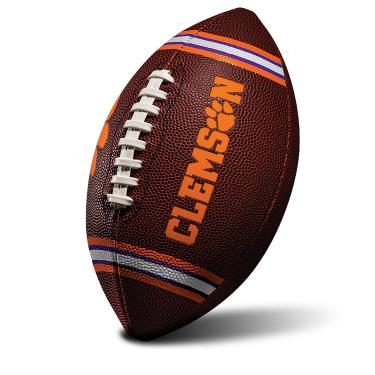 Imagem de Franklin Sports NCAA Clemson Tigers futebol infantil infantil – futebol oficial da equipe de faculdade com logotipos do time – futebol americano tamanho júnior