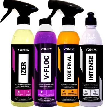 Imagem de Cera de Carnaúba Tok Final Shampoo Concentrado V-Floc Izer Limpa Rodas Intense Revitalizador