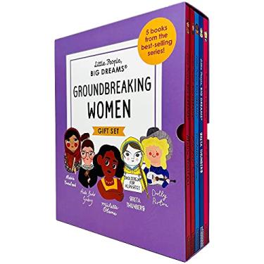 Imagem de Little People, Big Dreams Groundbreaking Women 5 Books Collection Box Gift Set (Malala Yousafzai, Ruth Bader Ginsburg, Michelle Obama, Greta Thunberg & Dolly Parton)