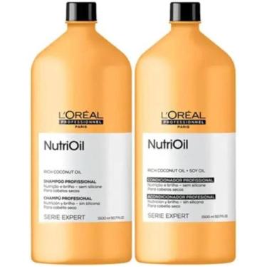 Imagem de Kit L'oréal Professionnel Nutrioil Shampoo 1500mls+ Condicionador 1500
