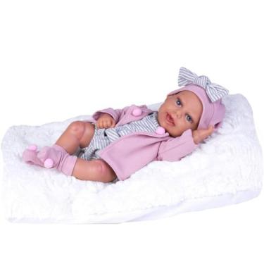 Imagem de Boneca Reborn Dolls Menina Bebê Com Acessórios - Super Toys