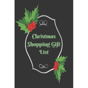 Imagem de Shopping Gift List: List Tracker Notebook & Holiday Shopping List Organizer, Things To Buy Budget Planner for teen,Adult And Senior - Ideas List