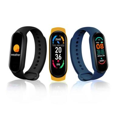 Imagem de M6 Band Sports Smartwatch para homens e mulheres  pulseira de rastreamento de fitness  frequência