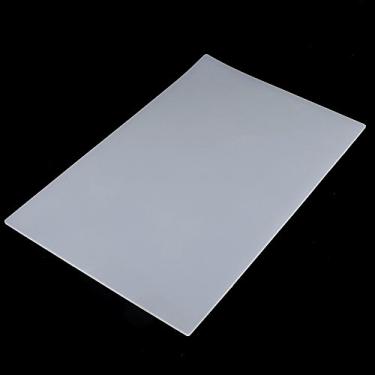 Imagem de MUNEFE Tela de projeção 16:9, cortina de projetor portátil espessa, tela de poliéster branca macia sem vincos para filme de acampamento ao ar livre (120 pol.)