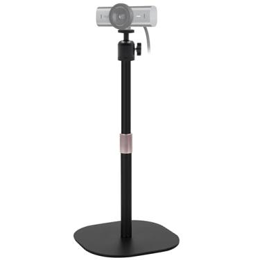Imagem de Suporte de webcam resistente, suporte de tripé de webcam de mesa compatível com webcams Logitech MX Brio 4K, Brio 500