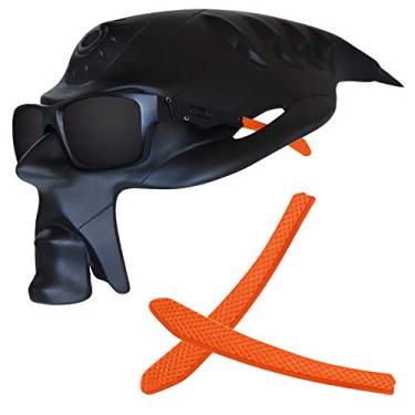 Imagem de RockShell Orelhas de substituição para óculos de sol Oakley Jupiter Squared OO9135 - Laranja