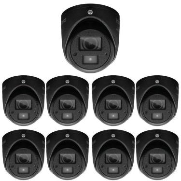 Imagem de Kit 9 Câmeras Multi HD 2 Megapixels 20m VHD 3220 MINI D BLACK Intelbras