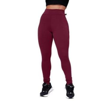 Imagem de Calça Feminina Legging Neoprene Com Bolso Cos/Alta-Feminino