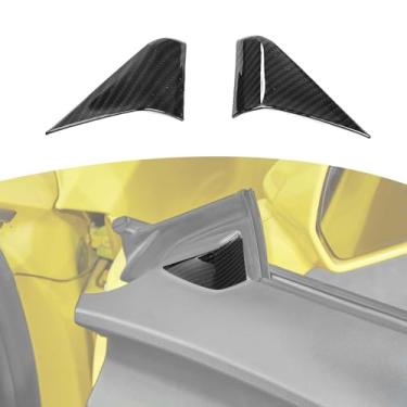 Imagem de RT-TCZ Porta Triângulo Área A Acabamento de capa de pilar para Chevrolet Camaro Acessórios ABS Decoração de acabamento para Chevrolet Camaro 2017 2018 2019 2020