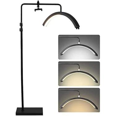 Imagem de Lâmpada LED para cílios de beleza, luz LED crescente para cílios de 36 W para rosto, extensão de cílios, esteticistas e tatuadores, regulável, temperatura de cor ajustável, altura ajustável