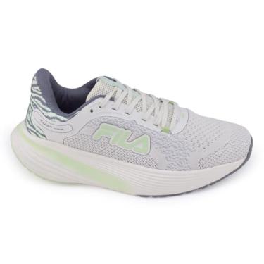 Imagem de Tenis Fila Racer Nairobi Feminino,Bege/Cinza/Verde Lima,34