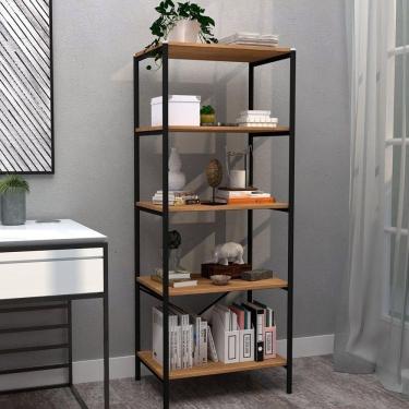 Imagem de Armario Multiuso Industrial Mineta Com 5 Prateleiras Preto