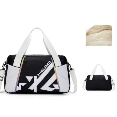 Imagem de Bolsa Raqueteira Head Preta detalhes brancos
