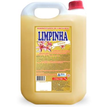 Imagem de Desinfetante Bactericida Talco 5 Litros Limpinha Elimina Maus Odores