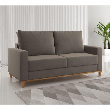 Imagem de Estofado Living 3 Lugares Gael  Perola - Casa Giulia