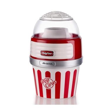 Imagem de Ariete Popcorn XL Máquina de pombinhas Party Time Big Popper, 1100 W, 5,3 tons, Acrylonitrile Butadiene Styrene, vermelho e branco