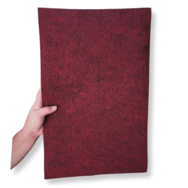 Imagem de Arranhador para Gatos Adesivo de Carpete 1 metro quadrado (7un x 31x48cm) (Vermelho)