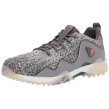 Imagem de adidas Tênis de golfe masculino Codechaos 21 Primeblue Spikeless, Cinco, cinza, laranja, cinza, três, 10