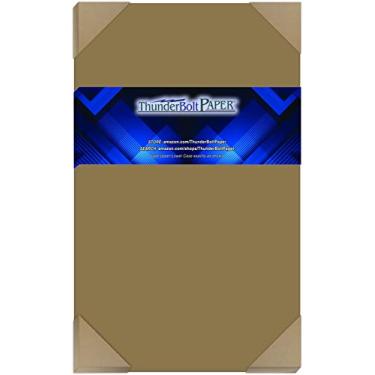 Imagem de 100 folhas de aglomerado de 24 pontos (pontos) 21,5 x 35,5 cm, peso leve, tamanho ofício, calibre 024, artesanato de papelão, embalagem marrom