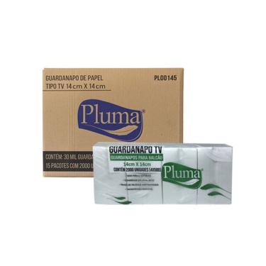 Imagem de Guardanapo Tv (14X14 Cm.) C/ 10X2000 Un. (Pluma)