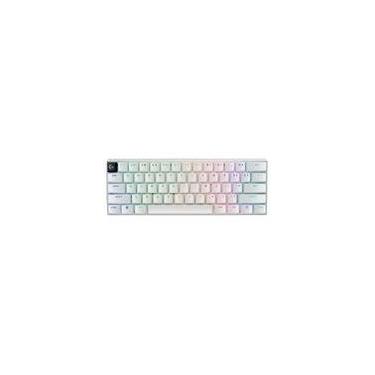 Imagem de Teclado Sem Fio Mecânico Gamer Logitech G PRO X 60 Lightspeed, RGB, Bluetooth, Compatível com Windows, Branco - 920-011921
