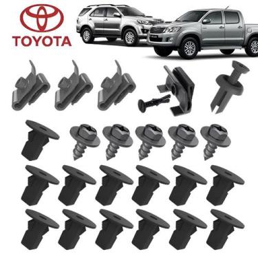 Imagem de Kit 25 Grampo Presilha Parabarro Diant Hilux Srv Sw4 11 A 15 - DFEB