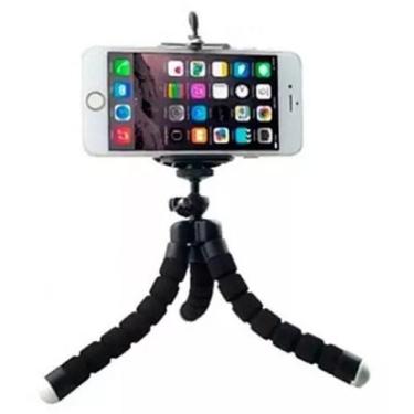 Imagem de Suporte Universal Mini Tripé Flexível Para Celulares