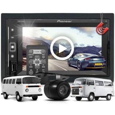 Imagem de Combo Kit Central Multimidia MP5 Pioneer + Camera ré +Moldura Kombi - 