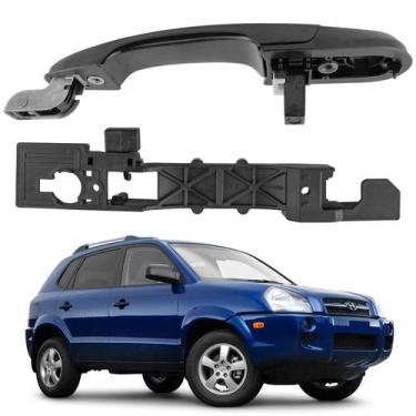 Imagem de Maçaneta Externa Dianteira Esquerda Tucson Com Base Suporte - YMAX