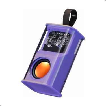 Imagem de Caixa De Som Portátil Potente 5w Com Led Rgb Bluetooth 5.3 Bivolt - X-