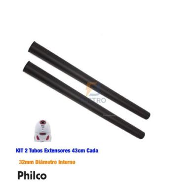 Imagem de Kit 2 Tubos Extensores para Aspirador de Pó Philco PH1390 Maxx