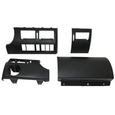 Imagem de Kit Moldura Painel Preto Gol Parati Saveiro G3 - ENGEKAR